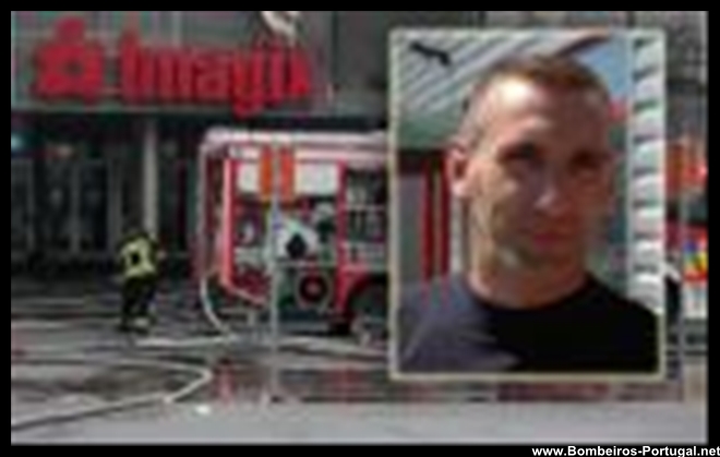 incendio em mons belgica e foto do bombeiro morto no inçendio