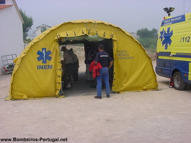 Presença INEM nos fogos em Pombal em 2005 | - 7