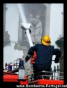 Simulacro de incêndio na Santa Casa da Misericórdia de Barcelos.  Englobado no encerramento das comemorações do 125º aniversário dos BV Barcelos.