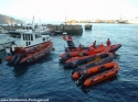 Perspectiva de algumas embarcaçoes do SANAS MADEIRA, Instituição Madeirense para Socorro no Mar