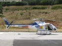 Helicoptero estacionado no Heliporto do CB de Pernes - 2007