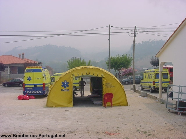 Presença INEM nos fogos em Pombal em 2005 | - 9