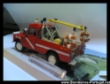 Land Rover ser.II long - transformaçao de pic-up em veículo de apoio a mergulhadores esc-1:43 cararama  vista traseira